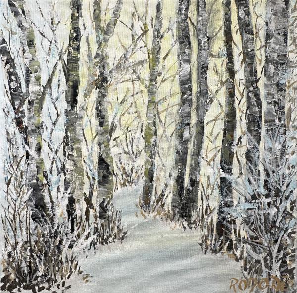 Waldspaziergang im Winter, 2025

Acryl auf Leinwand
20 x 20 cm
