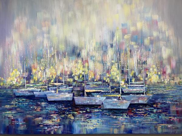 Im Hafen, 2023

Acryl und Öl auf Leinwand
80 x 60 cm
