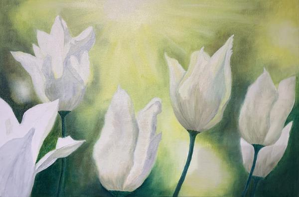 Tulipanes blancos, 2023

Öl auf Leinwand
60 x 40 cm
